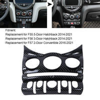Garniture de Console Centrale Mini Cooper F56 Aspect Carbone