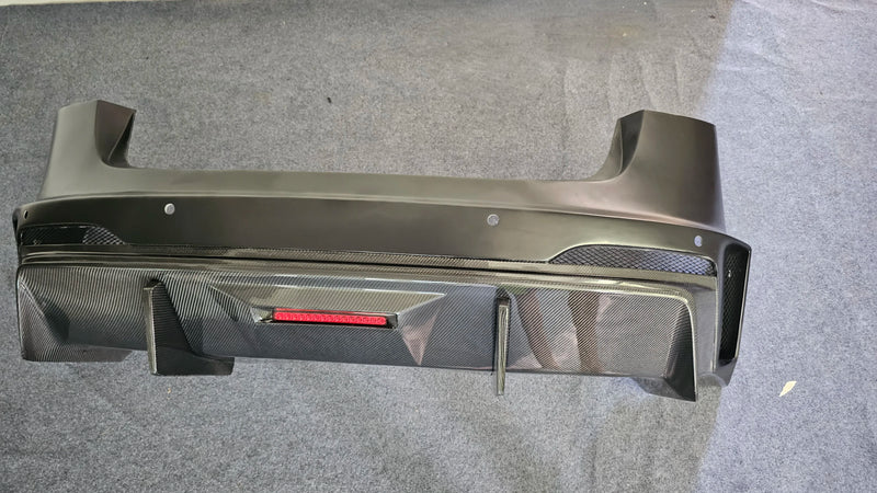 Kit Carrosserie Carbone Style Robot Tesla Model 3 : Spoiler de Pare-Chocs Arrière et Diffuseur