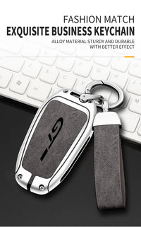 Coque de Clé Peugeot GT Line 3 Touches Alliage de Zinc Suédine