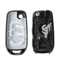 Coque de Clé Renault Mégane Clio Duster Kangoo Modus Twingo Dacia Sandero Logan Nissan Kubistar Clé Rabattable Modifiée