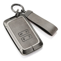 Étui de Protection Clé Renault Captur Koleos Kadjar Zoe Arkana Espace Clio Mégane Grand Scénic Sandero Duster Carte Alliage de Zinc