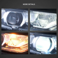 Phares LED Chevrolet Camaro SS RS 2019-2024 Double Lentille Feux de Jour Clignotants Ambre