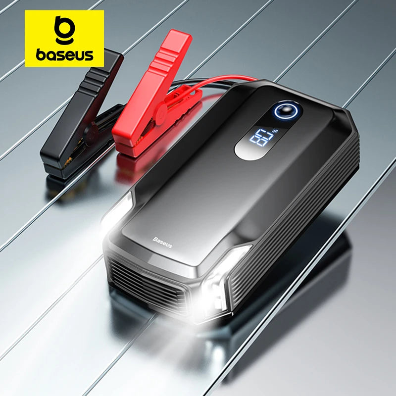 Baseus Booster de Batterie Voiture 2000 A 20 000 mAh Charge Rapide 30 W