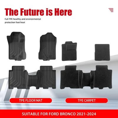 Tapis de Coffre Ford Bronco 4 Portes TPE 2021-2024