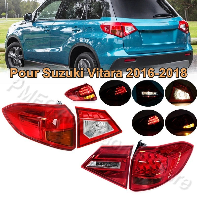 Feux Arrière LED Halogène Suzuki Vitara 2016-2018 Extérieur Intérieur Gauche Droit