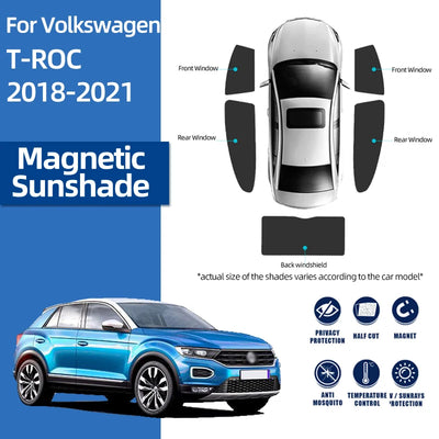 Pare-Soleil Magnétique Volkswagen T-Roc 2017-2024