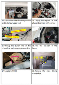 Kit Hayon Électrique Intelligent Mitsubishi Xforce Outlander Sport 2024-2025 Vérins Automatiques de Coffre