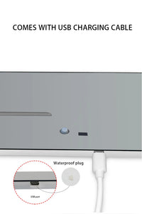 Seuil de Porte LED Dynamique Sans Fil Logo Personnalisé