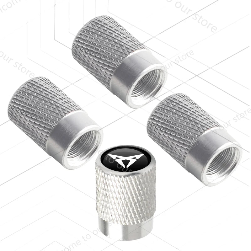 Bouchons de Valve SEAT Cupra Ibiza Leon Ateca Tarraco — vue de trois quarts