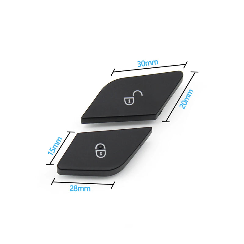 Cache-Boutons de Verrouillage de Porte Mercedes W205 X253 W447 — gros plan