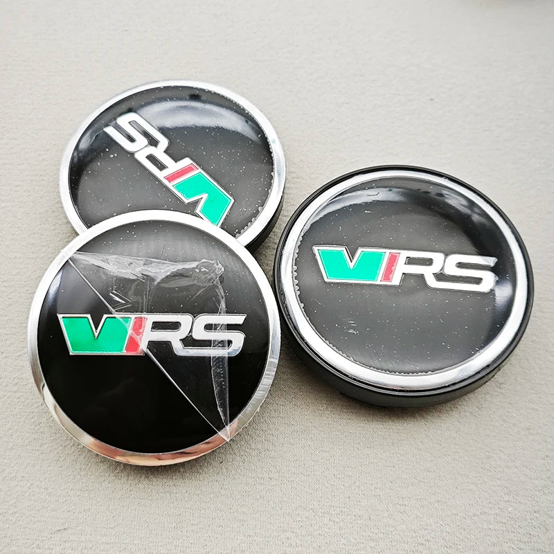 Cache-Moyeux Skoda Octavia Fabia Kodiaq VRS 56mm 60mm — vue arrière