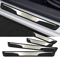 Plaques de Seuil d'Entrée Inox Peugeot 3008 2017-2020 Lot de 4