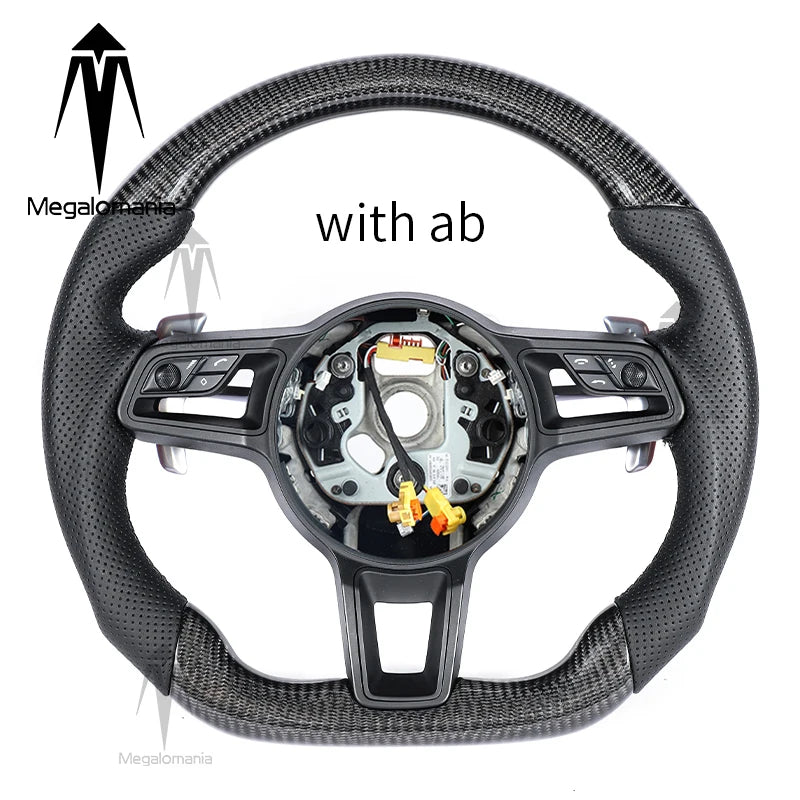 Carbonlenkrad kompatibel mit Porsche 911 718 Macan Boxster Cayenne Panamera 911.2 Cayman Taycan 996 997 987 918 997 991