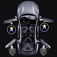 Projecteur Logo Porte Peugeot 208 308 2008 3008 5008 LED HD