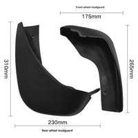 Garde-Boue Nissan Juke 2011-2015 Jeu de 4 Bavettes Avant et Arrière Anti-Éclaboussures