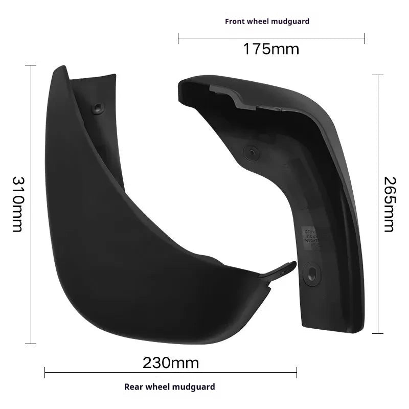 Garde-Boue Nissan Juke 2011-2015 Jeu de 4 Bavettes Avant et Arrière Anti-Éclaboussures