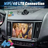 Autoradio Android 14 Maserati Levante 2017-2024 Écran 10,26 pouces CarPlay GPS Bluetooth