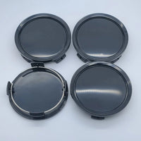 Cache-Moyeux Universels 75mm ABS Noir ou Argent — vue arrière