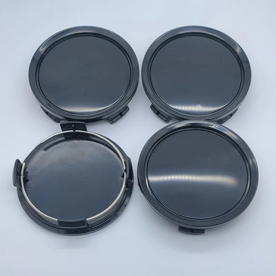 Cache-Moyeux Universels 75mm ABS Noir ou Argent