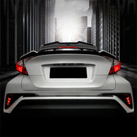 Becquet Toyota C-HR 2016-2020 de Toit ou de Coffre, Noir Brillant, Noir et Rouge ou Noir et Blanc