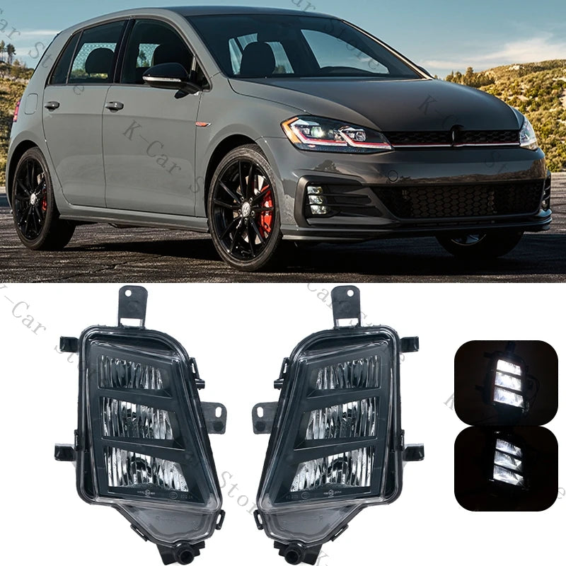 Feux Antibrouillard LED Volkswagen Golf 7 GTI GTD 2017-2019