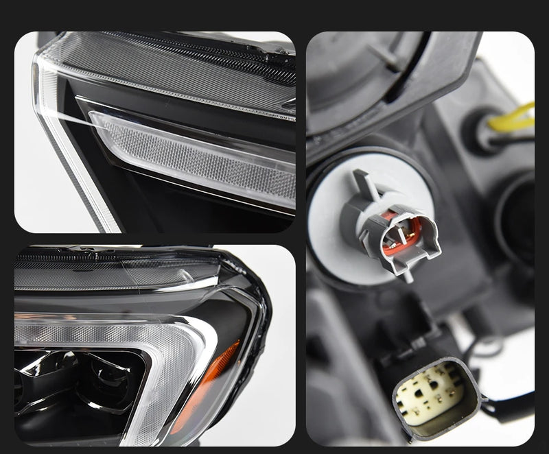 Phares LED Ford Ranger T7 2016-2021 Everest Paire Avant Éclairage de Jour DRL