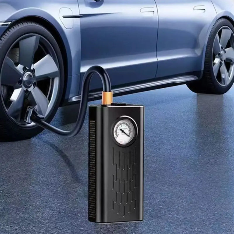 Gonfleur de Pneu Voiture Sans Fil Manomètre à Aiguille