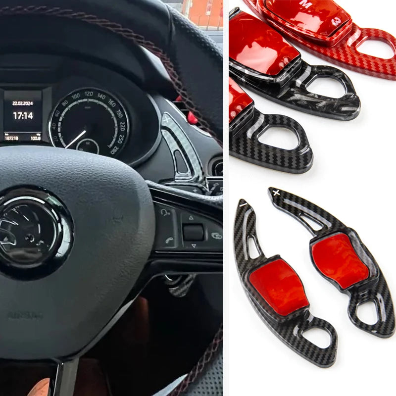 Palettes au Volant Skoda Octavia 3 5E Superb B8 Kodiaq Karoq
