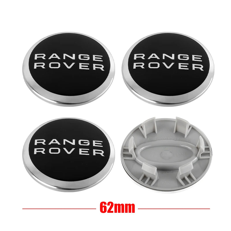 Cache-Moyeux Land Rover Range Rover Sport Discovery 62mm — vue de trois quarts