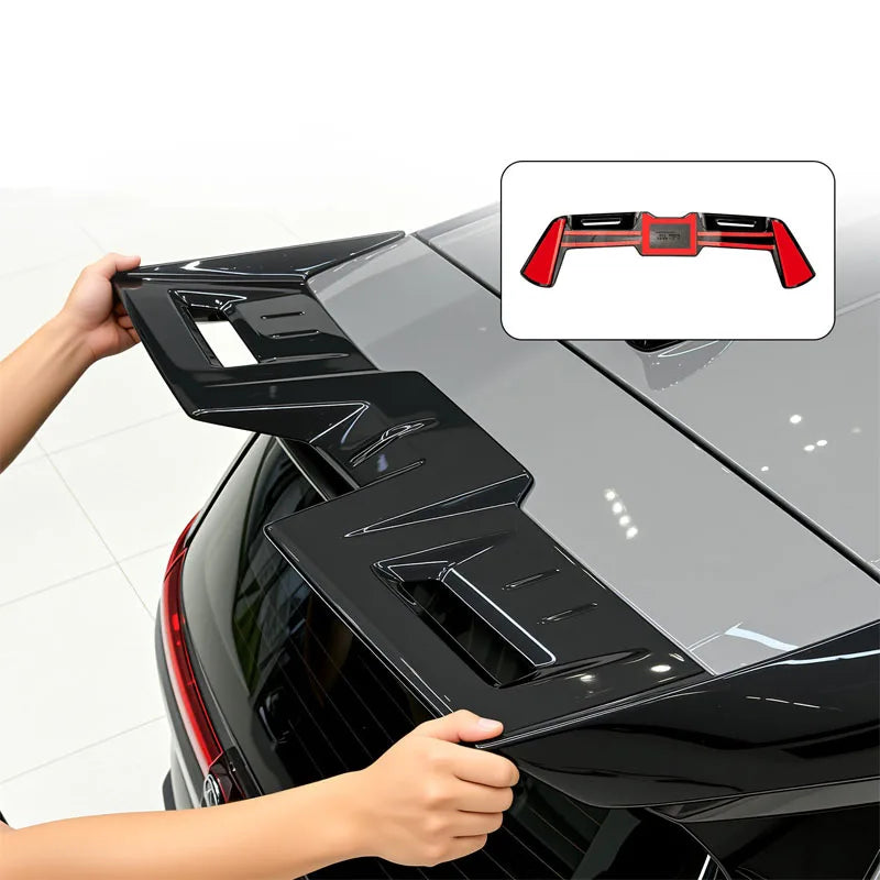 Becquet Aileron de Toit Toyota RAV4 Wildlander 2019-2025 et 2026+ Noir, Blanc ou Aspect Carbone