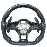 Volant Carbone Volkswagen Golf 7 GTI R — vue de trois quarts