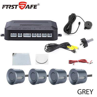 Radar de Recul Vidéo AHD 4 Capteurs FirstSafe KZ-033