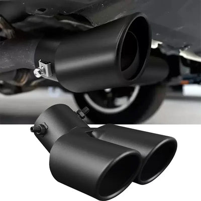 Embout d'Échappement Double Sortie Universel Inox