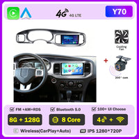 Autoradio Android Dodge Charger 2011-2014 Écran QLED 9 pouces CarPlay GPS Navigation
