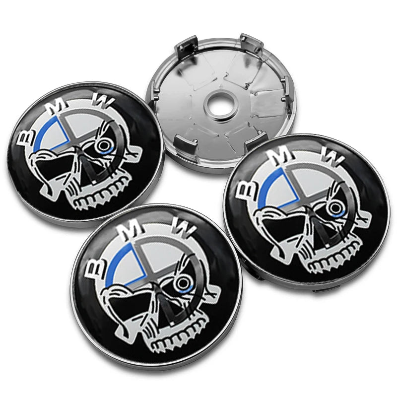 Cache-Moyeux BMW E90 F30 F10 X1 X5 56mm 60mm — gros plan