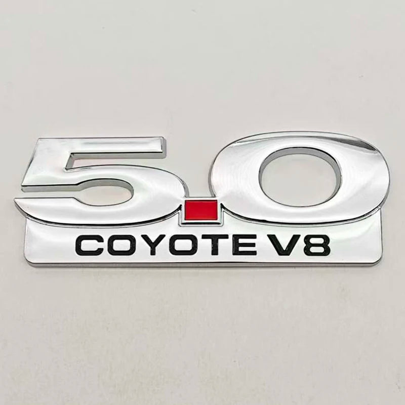 Emblème 5.0 COYOTE V8 Ford Mustang GT Shelby — vue d'ensemble
