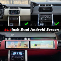 Autoradio Android Double Écran 12,3 ou 15,5 Pouces Range Rover Sport L494 2013-2017 CarPlay GPS
