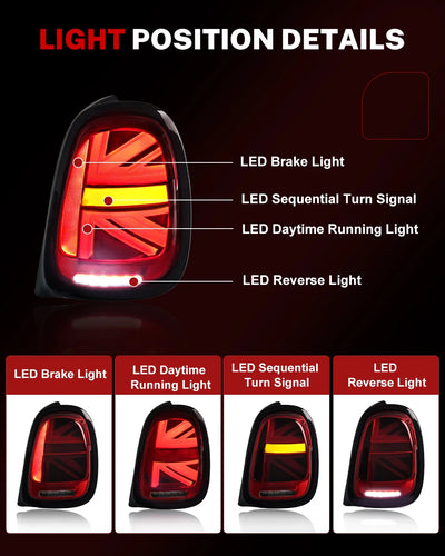 Feux Arrière LED Mini Cooper F55 F56 F57 2014-2021