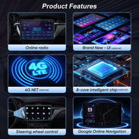 Autoradio CarPlay Peugeot 208 2008 2012-2018 Android Écran Tactile