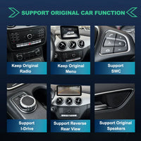 Autoradio Android 16 Mercedes ML GL GLE GLS W166 X166 2012-2019 Écran 12,3 pouces CarPlay NTG