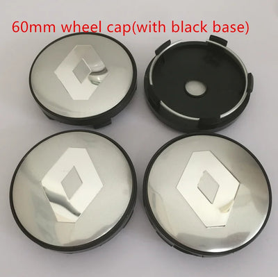 Emblèmes Cache-Moyeux 3D 56mm 60mm 68mm 4 Pièces