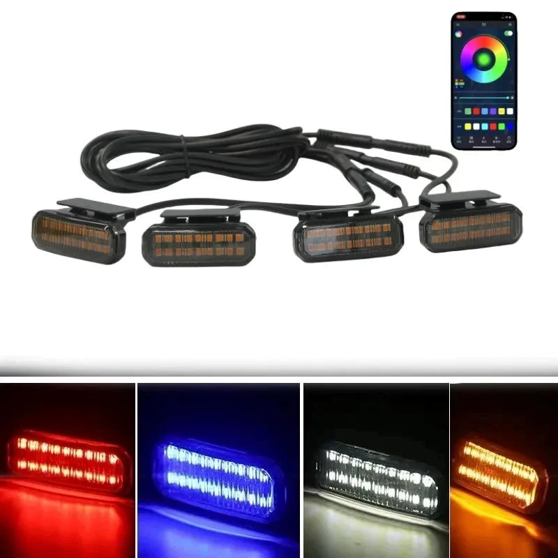 Feux de Calandre LED Honda CR-V 4 à 6 Feux Ambre Blanc ou RGB
