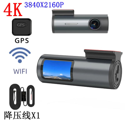 Dashcam 4K Double Objectif GPS WiFi Vision Nocturne