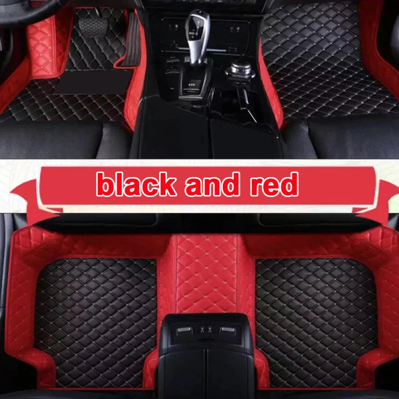 Tapis de Sol Peugeot 208 II P21 2019-2026 Sur Mesure Cuir Synthétique Matelassé 5 Places