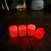 Bouchons de Valve Universels Lumineux Fluorescents 20 Pièces — vue de trois quarts