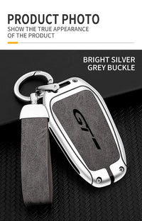 Coque de Clé Peugeot GT Line 3 Touches Alliage de Zinc Suédine