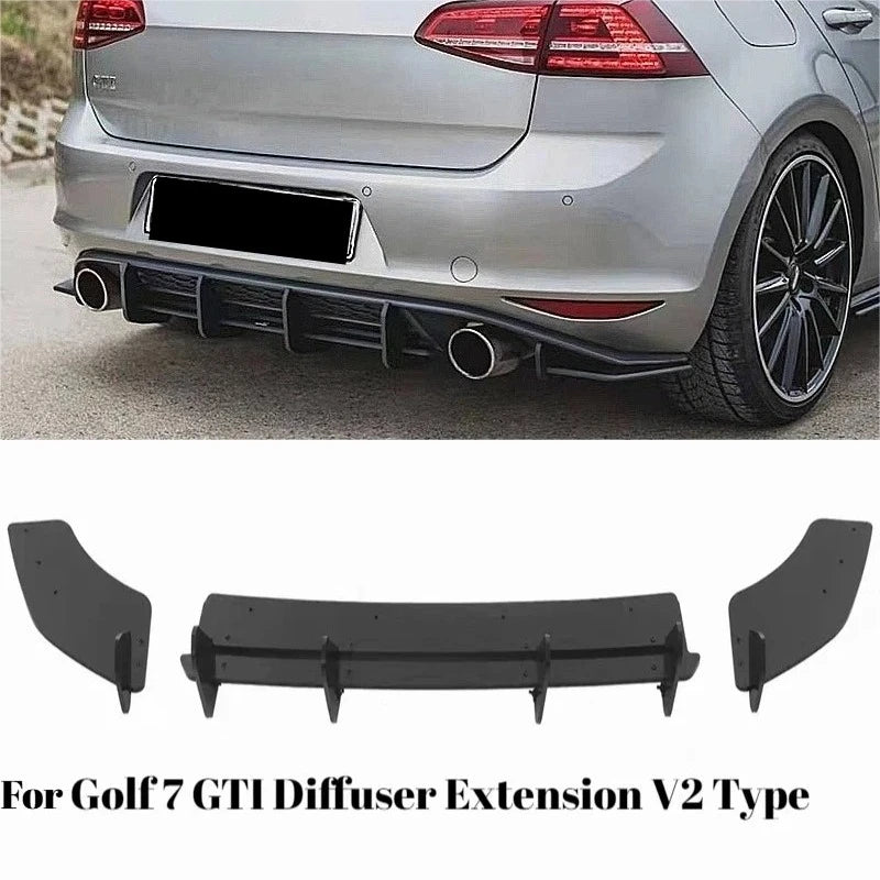Extension de Diffuseur Arrière Volkswagen Golf 7 GTI