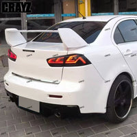 Aileron Arrière Mitsubishi Lancer EVO 2008-2015 en ABS Style GT Becquet de Coffre Tuning