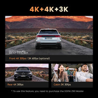 Dashcam DDPAI Z90 Master 4K Vorne Hinten HDR
