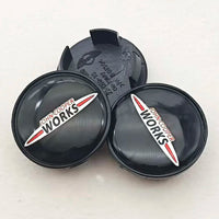 Cache-Moyeu Mini Cooper S John Cooper Works JCW One R50 R52 R53 R55 à R61 54 mm Lot de 4